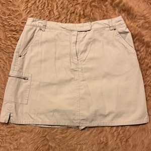 Vintage khaki skort